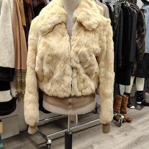 Elan Tan Rabbit Jacket